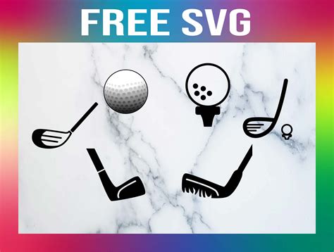6 Free Golf Ball Svg Designs