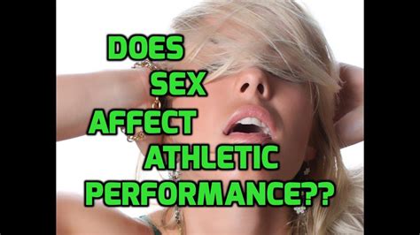 Does Sex Affect Athletic Performance Youtube