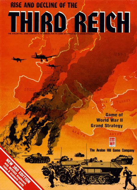 3rd Reich 4th Edition Rules Enhanced Rise And Decline Of The Third