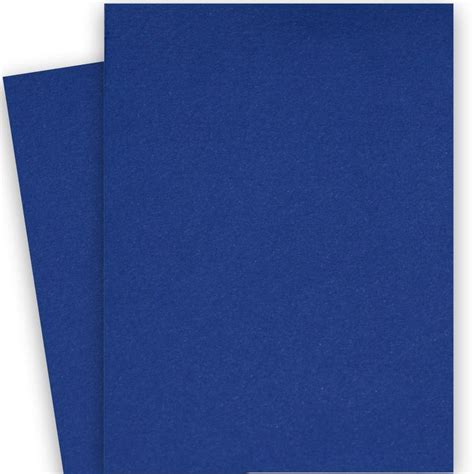 Basis Colors 26 X 40 Cardstock Paper Blue 80lb Cover Paper