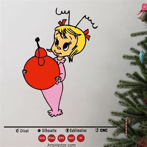 Cindy Lou Who Free Svg Png Eps Dxf Ai Arts Vector