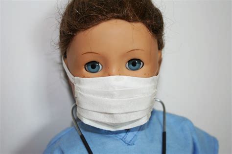 Hospital Mask For American Girl Doll American Girl Doll Diy American
