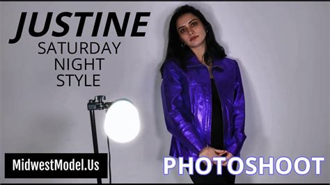 Justine Saturday Night Style Photoshoot Midwest Model Agency