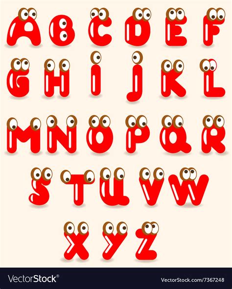Alphabet With Eyes