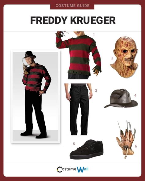 Dress Like Freddy Krueger Costume Halloween And Cosplay Guides