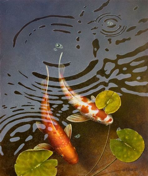 Print Gallery Archives The Fine Art Of Terry Gilecki Koi Fish Pond