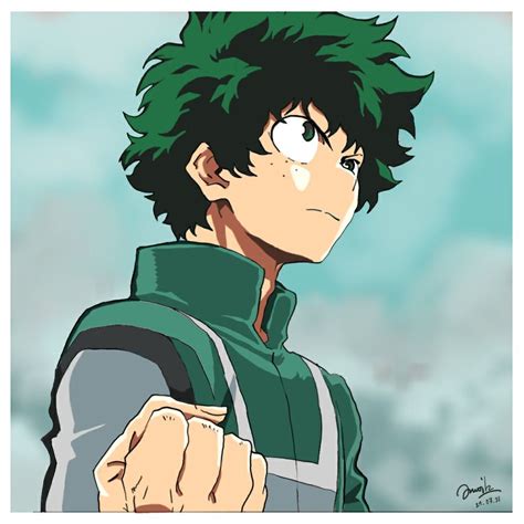 Izuku Deku Midoriya Anime Ilz Protagonist