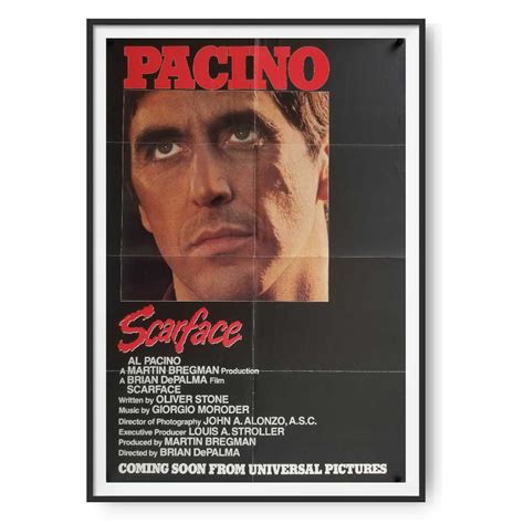 Scarface 1983 Original Advance Us One Sheet Poster Cinema Poster