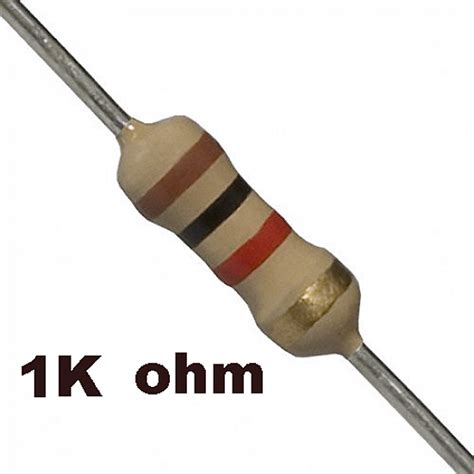 warna resistor 1k ohm riset