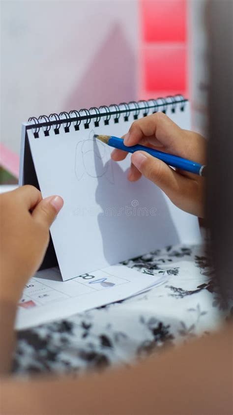 Kids Drawing On Paper Stock Photo Image Of Creativity 264246046