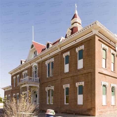 Historic Pinal County Courthouse Florence Arizona Stock Images