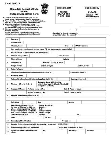 Passport Form Fill Out And Sign Online Dochub