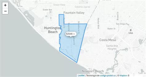 Huntington California Zip Code United States