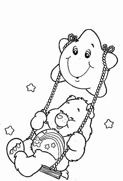 Care Bears Colouring Colour Coloring Bear Pages