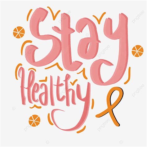 Stay Healthy White Transparent Sticker Lettering Stay Healthy Stiker