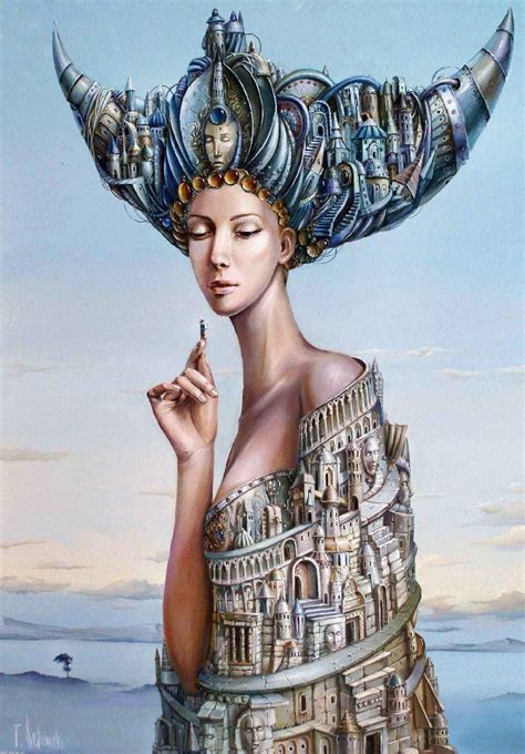 Woman Tomasz Setowski Source Fleurdulys Tumblr Com Art Magic Realism Surrealism