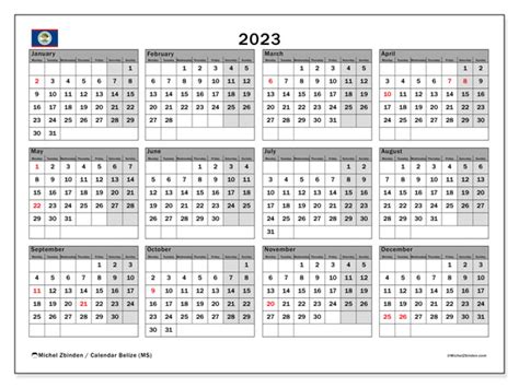 Calendars 2023 Michel Zbinden Bz