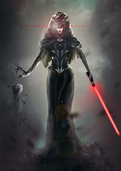 Powerful Sith Fanart By Inga Siebert