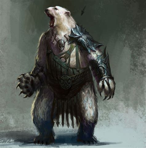Bear Warrior In 2022 Fantasy Creatures Fantasy Beasts Fantasy Monster