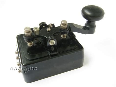 Vintage Morse Code Keyer Telegraph Straight Key Without Filter Ebay