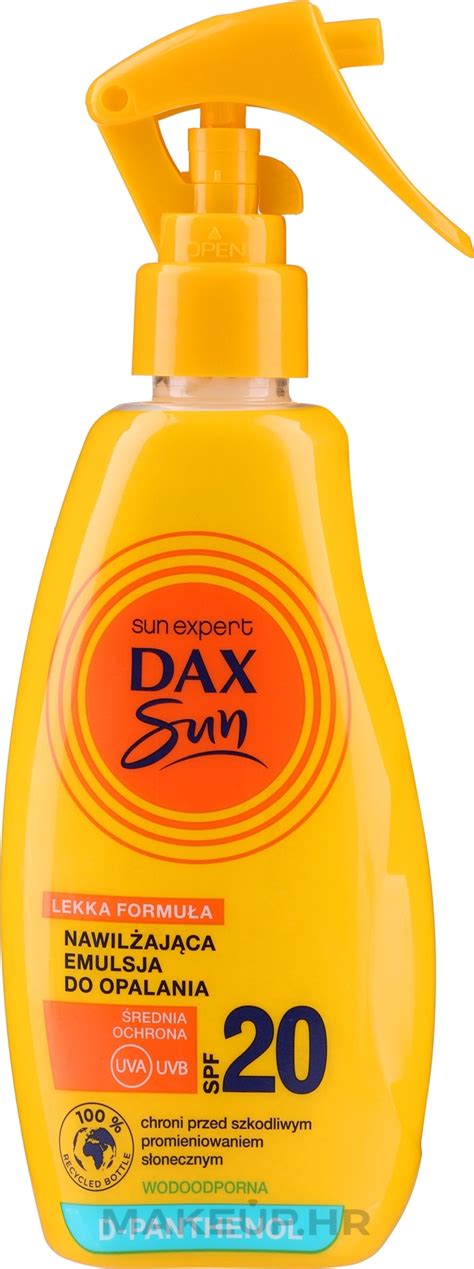 Dax Sun Moisturizing Sun Emulsion Spf 20 Krema Za Sunčanje Emulzija