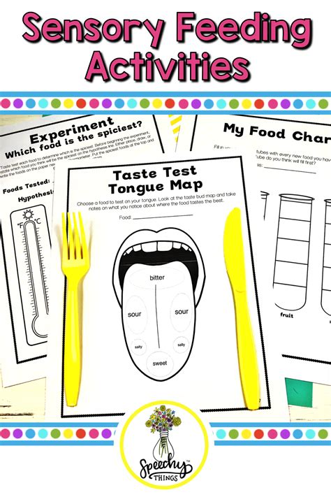 Food Science Elementary Feeding Therapy Activities No Prep Feeding