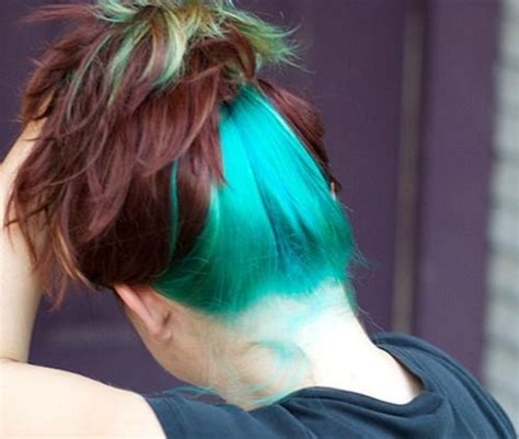 I Love This Hair Turquoise Hair Hair Styles Half