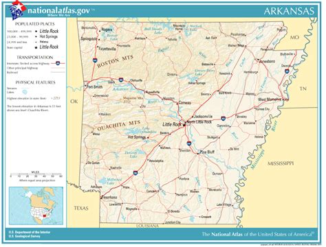 United States Geography For Kids Arkansas