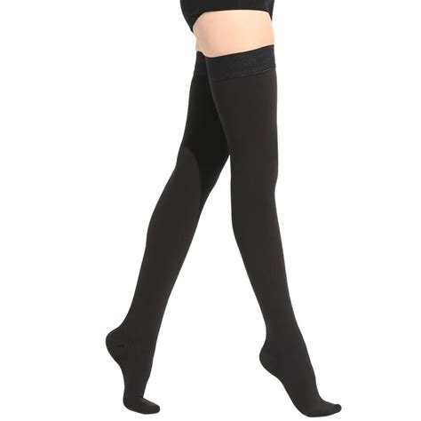 2332mmhg Men And Woman Thigh High Medical Compression Stockings For