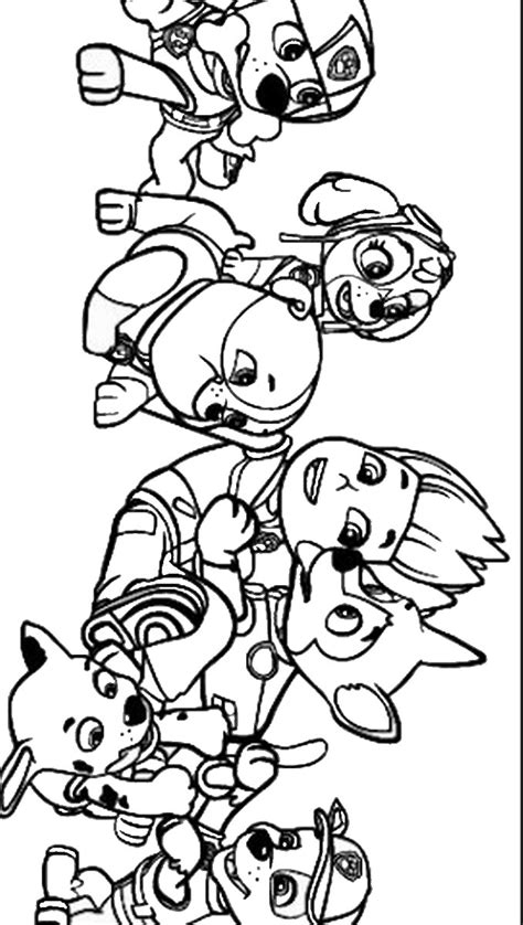Drawing Paw Patrol 44315 Cartoons Printable Coloring Pages