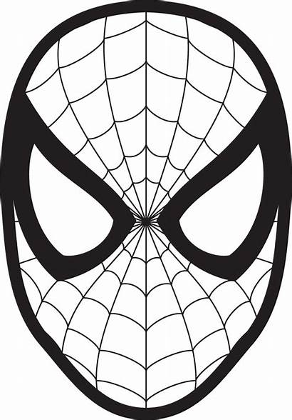 Spiderman Face Mask Clipart Fun Spider Pages