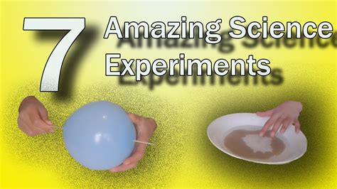 7 Amazing Science Experiments That You Can Do At Home7 Leuke