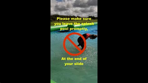 Giant Slip And Slide Cornwall Safety Video YouTube