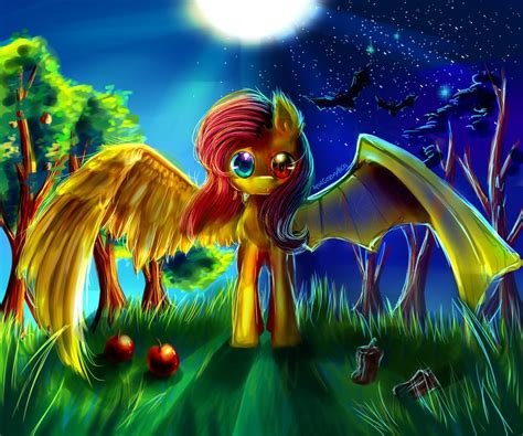 Flutter Bat My Little Pony Creepy Pasta Fan Art 36599562 Fanpop