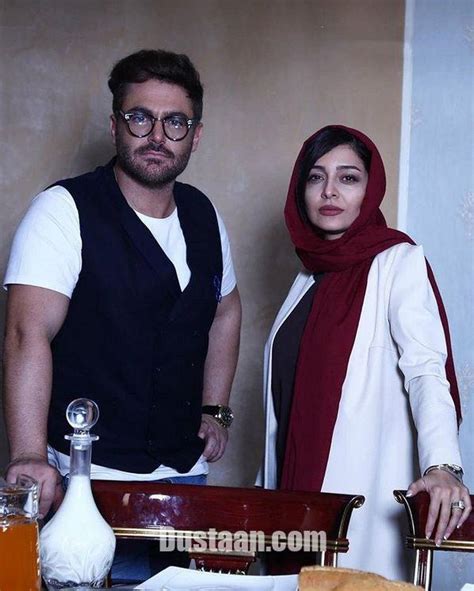 ساره بیات و محمدرضا گلزار در پشت صحنه عاشقانه مجله اینترنتی دوستان