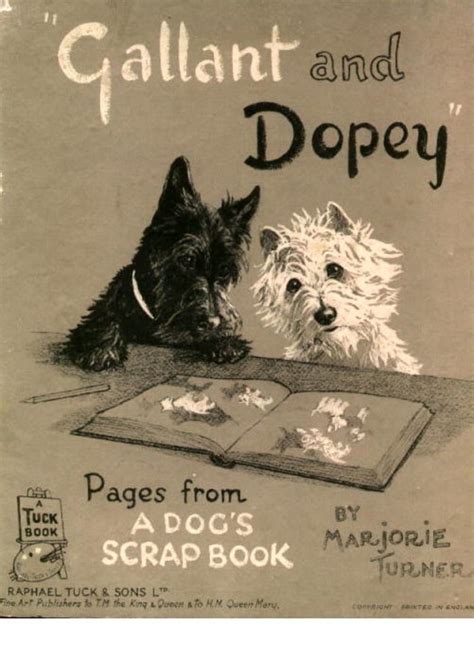 Dopey And Gallant By Marjorie Turner Features Adorable Scottie And Westie