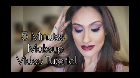 Quick And Easy 5 Minute Full Face Makeup Tutorial Youtube