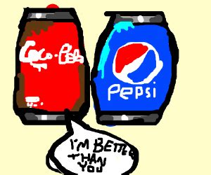 Most people chose coke compared to pepsi because coke marketing strategy is fair as it targets all generations and people of all ages. BEPIS MAN vs CAPTAIN CONKE - Drawception