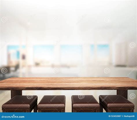 Table Top And Blur Office Of Background Stock Image Image Of Closeup