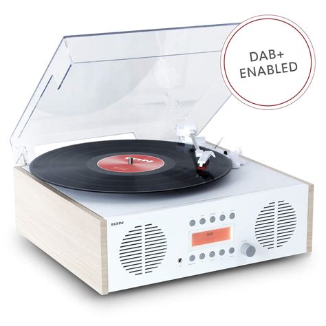Ion Audio Digital Lp 4 In 1 Retro Music Centre With Vinyl Turntable