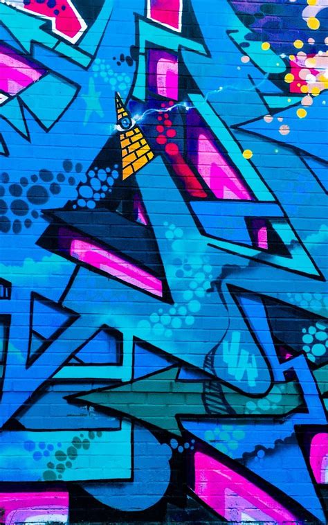 Download Wallpaper 800x1280 Graffiti Street Art Colorful Wall Urban