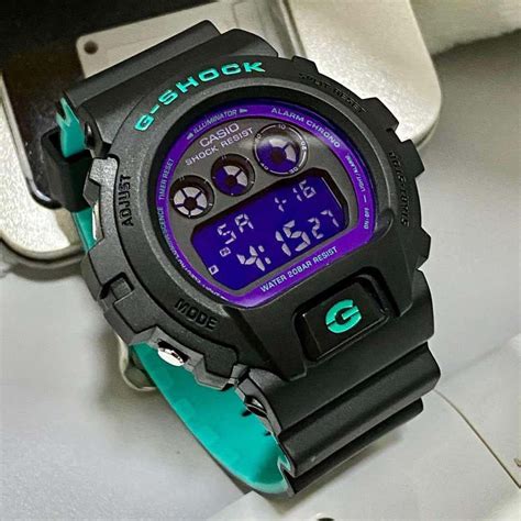 The watch is modified to bring up joker theme. G Shock Dw6900 Joker Black Purple Gs (end 12/4/2021 8:23 PM)