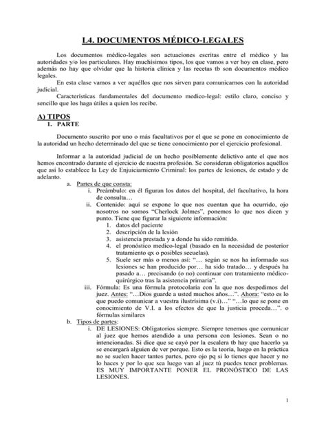 L4 Documentos Médico Legales