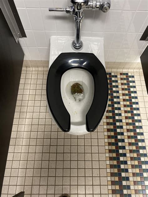 I Heard The Guy In The Toilet Next To Me Clog It Up Looked In There