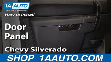 How To Install Remove Front Door Panel 2007 2013 Chevy Silverado Lt Gmc