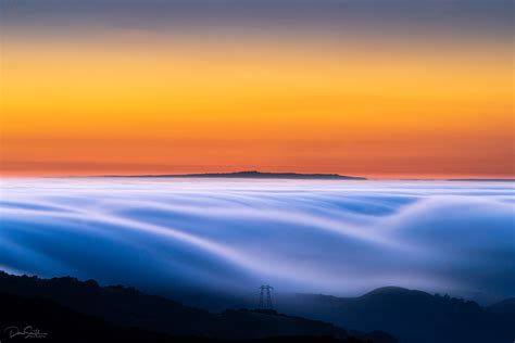 Drifting Fog Off Monterey Bay California Landscape And Rural Photos