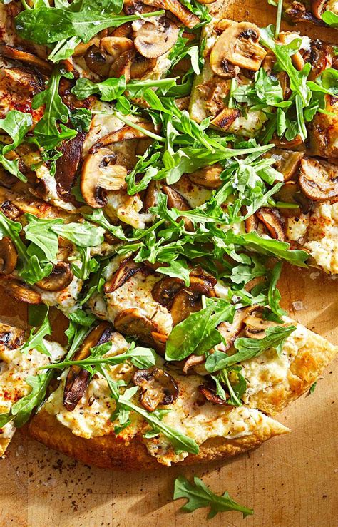Mushroom Arugula Pizza Midwest Living