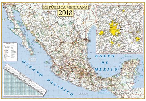 Mapa Mural Republica Mexicana 2018 Tamaño Grande 115700 En