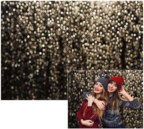 Buy Allenjoy 7x5ft Gold Bokeh Spots Backdrop For Selfie Birthday Party