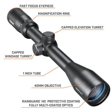 Bushnell Trophy Xlt 4 12x40 Doa Ballistic Reticle Rifle Scope